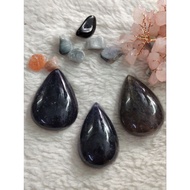 pendant Iolite Natural Crystal / Loket Iolite Kristal Asli untuk Koleksi Anda