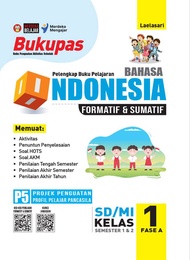 Bukupas Bahasa Indonesia SD/MI Kelas 1 Fase A