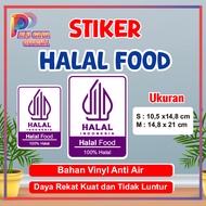 Halal food stickers