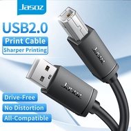 Jasoz สาย USB ปริ้นเตอร์ CABLE USB PRINTER สาย เกรด A สายเคเบิลเครื่องพิมพ์ USB 2.0 ตัวผู้ เป็นตัวผู้ สําหรับเครื่องพิมพ์สแกนเนอร์