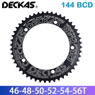 DECKAS Venue Bicycle 144BCD Disc Chainring Dead Fly Bicycle Chainring 44T-56T