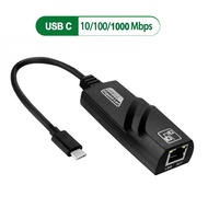 3.1 Type C to RJ45 LAN Network Card type c Interface to RJ45 100/1000Mbps Ethernet LAN adapter Netwo