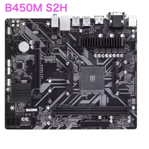 Suitable For Gigabyte B450M S2H Motherboard DDR4 Micro ATX B450 Socket AM4 Mainboard 100% Tested OK 