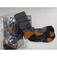 Okayama Mingheng P.A.C. Merino PRIMALOFT Mid-Tube Hiking Socks PAC8010 Gray Orange US7.5-10 $850