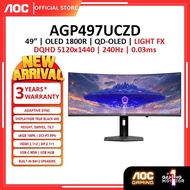 AOC AGON PRO 7 AGP497UCZD 49" OLED GAMING MONITOR ( 49" QD-OLED DQHD / 0.03MS / 240HZ / ADAPTIVE SYN