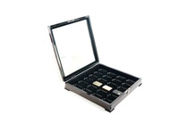 Hộp gỗ trưng bày bật lửa Zippo có ổ khóa an toàn