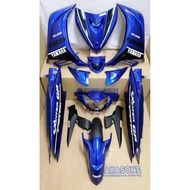( READY STOCK ) YAMAHA LC135 V6 Cover Set NKS 2020 EXCITER GP [ EXTREME SPIRIT ] Blue Sticker Tanam 