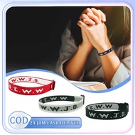 1 Pair WWJD Adjustable Bracelet What What What Do Daily Inspiration Bracelet/ Catholic Motivational 