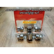 Wheel Nut Wheel Tyre Nut Anti Theft Car Tyr Wheel Lock Nut M12X 1.5 /M12 X 1.25 Racing Nut Sport Rim