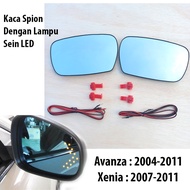 1 Set Kaca Spion Avanza Xenia VVTI dengan lampu sein LED mirror Spion Avanza/Xenia Lama 2004-2011