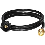 4 Feet Propane Adapter Hose 1 lb to 20 lb Converter Replacement for QCC1/Type1 Tank Connects 1 LB Bu