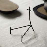 Rak Plat Besi Rak Buku Pemegang Plat Besi Buatan Tangan Seni Besi Rak Plat Seramik Mudah Rak Penyimp