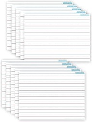 10 PACK PosterMat Pals™, Space Savers, 13" x 9.5", Smart Poly™, Handwriting 3/4" 95302