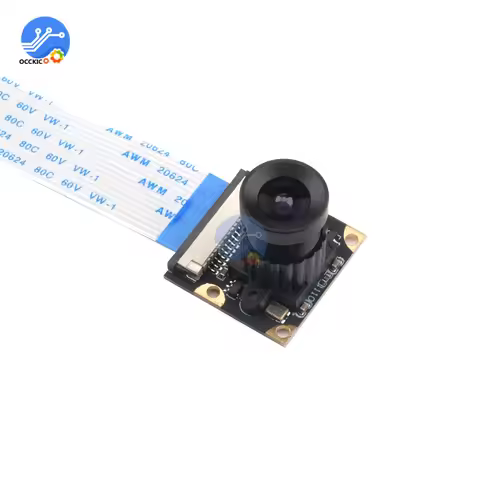 OV5647 5MP Night Vision with Adjustable-focus 3.6mm Lens For Raspberry Pi 3 3B+ 4 4B Camera Module 2