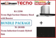 TECNO HOOD AND HOB FOR BUNDLE PACKAGE ( KA 2298 &amp; TG 283HB ) / FREE EXPRESS DELIVERY