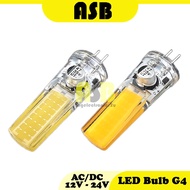 (1pc) LED Bulb G4 AC/DC 12V - 24V ( 5W ) ( Daylight / Warm White )