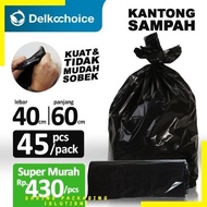 Trash bag / Kantong Plastik Sampah Hitam Delkochoice