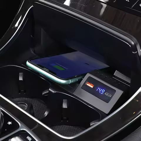 15W car wireless charger for Mercedes Benz W205 GLC X253 AMG C43 C63 2014-2021 fast phone charger ch