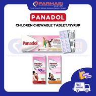 Panadol Paracetamol Children Chewable Tablet 24's/Syrup (120mg/250mg)