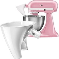 Flour Funnel for Kitchenaid Mixer, 2026 Mess-Free Pouring Flour Funnel for Stand Mixer Fits Tilt-Hea