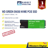 Western Digital WD Green SN350 NVMe Internal Solid State Drive SSD - M.2 2280 / PCIe Gen 4x4 (500GB 