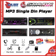 Samuraikatana Soundbar Caliber Roadmark JVC Universal Single Din Player USB MP3 SD AUX FM Radio Car Stereo With Bluetooth | Suitable for all type car