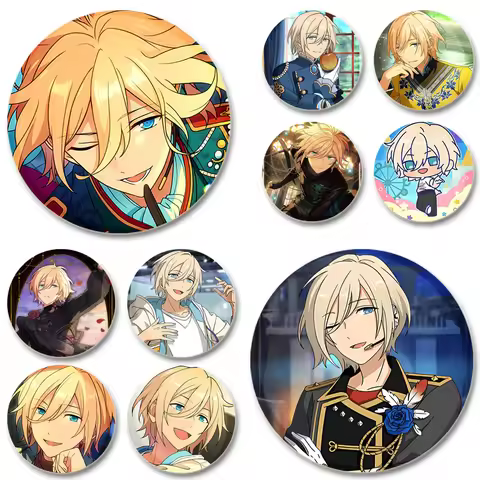 Eichi Tenshouin Brooches Ensemble Stars Game Badge Handmade Cosplay Cute Enamel Pins for Clothes Bac
