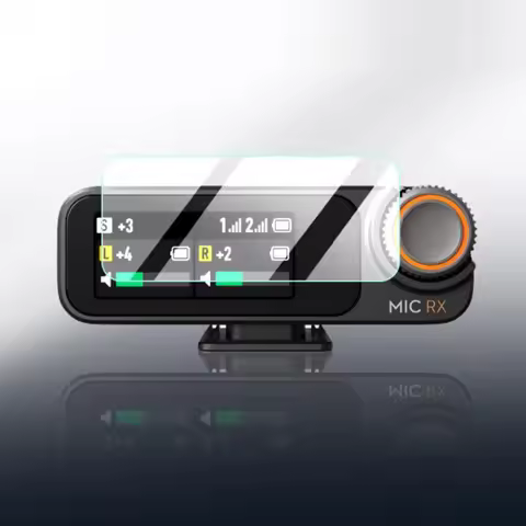 Hard Tempered Glass Protective Film For Dji Mic 2 Wireless Microphone Display Screen Protector Cover