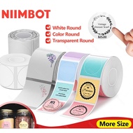NIIMBOT round label paper, suitable for NIIMBOT B1, B21, B31, B3S label printers