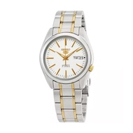 Seiko Men's 5 Automatic Two-Tone Stainless Steel Band Watch SNKL47K1