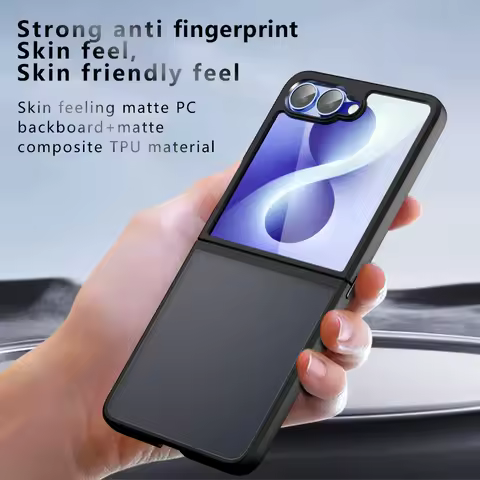 Frosted Case For Samsung Galaxy Z Flip 8 Cover Samsung Z Flip 8 Fundas Coque Matte Hard PC Shockproo