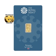 1g UK Britannia 9999 Gold Bar
