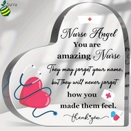1pc Nurse Angel Acrylic Sign Thank You Gifts for Nurse Retirement Gifts for Nurse Nurse Gifts Apprec