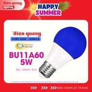 LED BULB BU11 Dien Quang DQ LEDBU11A60 05B (5W, Blue) - Genuine product