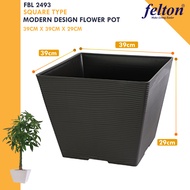 Felton Flower Pot Big Size FBL2494 / FBL 2493 Pasu Bunga Taman Modern Design Flower Pot Indoor & Out