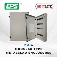 EPS EM-4 4Row 60Way Metal Clad Enclose DB Box Kotak Logam DB Switch Box