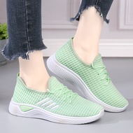 RFA TOP SEPATU PUTIH WANITA YR7 SPIY 550 SW01 SEPATU FLYKNIT GARIS WARNA KOREA 2026 SW05N M01