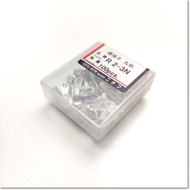 R2-3N Round Fishtail Specification 1.04-2.63mm2 16-14AWG Cu str. (1 box /100 pcs.) Nichifu
