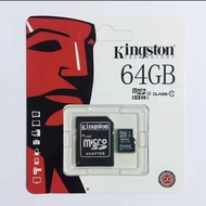 Kingston 64GB Class 10 Micro SD SDHC คิงส์ตัน เมมโมรี่การ์ด64 GB
