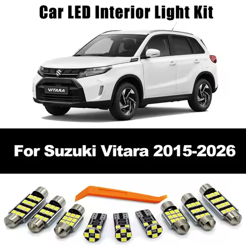 11Pcs Canbus LED Interior Light Kit For Suzuki Grand Vitara 2025 2016 2017 2018 2020 2021 2022 2023