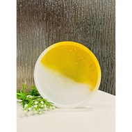 Epoxy Resin | Epoxy Resin Tray | Shimmering Yellow | Handmade Tray