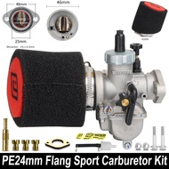 Nibbi ชุดโฟมกรองอากาศคาร์บูเรเตอร์สำหรับรถแข่ง PE สำหรับมอเตอร์ไซค์ PE17/19/22/24Mm Jets Carb สำหรับ
