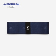 Decathlon Very High Resistance Fitness Fabric Band For Glutes Extra Hip Exercise-Dark Blue Resistanc