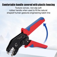  Ratchet Mechanism Crimping Tool Wire Crimper Tool Self-adjustable Ratcheting Crimping Pliers for Electrical Wire Spade Connector Ergonomic Design Portable for Southe