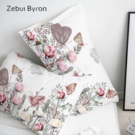 3D HD Case Pillowcase Custom/50x70/50x75/50x80/70x70 Decorative Pillow Cover,erfly in flowers Beddin