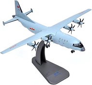 1/100 China Air Force PLAAF Shaanxi Y-9 Medium Military Transport Aircraft Metal Diecast Model