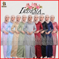 🆕️ Baju Raya 2023 Tunang Akad Nikah Plus Size IRDENA WIRDANI Kurung Moden Kahwin Merisik Border Lace