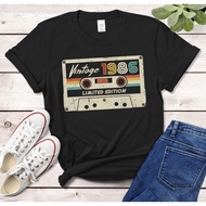 Vintage 1986 Retro cassette T-shirt made in 1986 birthday 34 years old gift for mom, dad idea classi