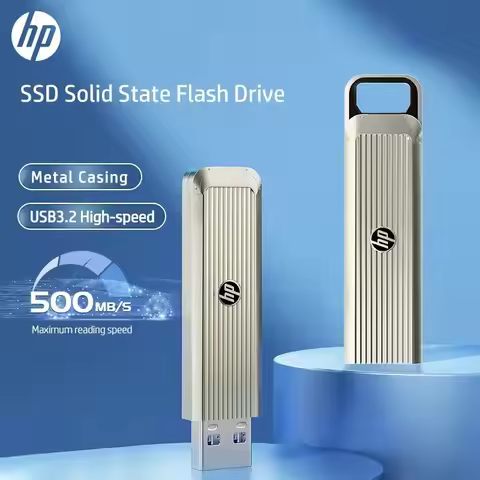 HP External Ssd 1TB Solid State USB 3.2 Flash Drive Disk 512GB 256GB Pen Drive Tiny Pendrive Memory 