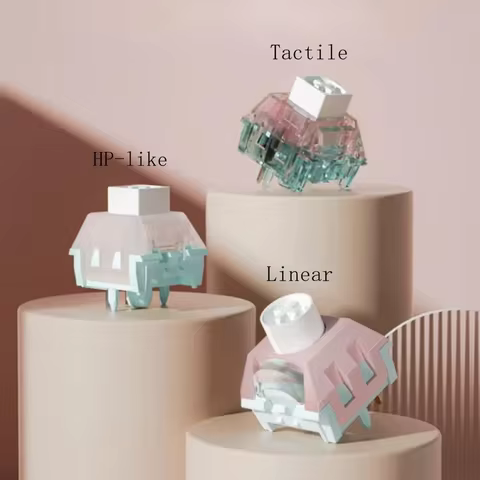 Kailh Box Marshmallow Switch Clicky Tactile Linear HP-like 5Pin Switches RGB POM DIY Custom Mechanic